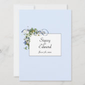 Ribbons en Starfish Bubbles Blue Kaart (Achterkant)