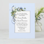 Ribbons en Starfish Bubbles Blue Kaart (Staand voorkant)