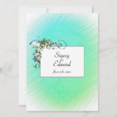 Ribbons en Starfish Bubbles Green Kaart (Achterkant)