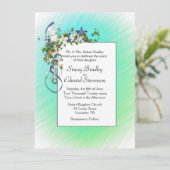 Ribbons en Starfish Bubbles Green Kaart (Staand voorkant)