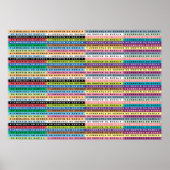 Ribbons (Fitas) van Senor do Bonfim Poster (Voorkant)