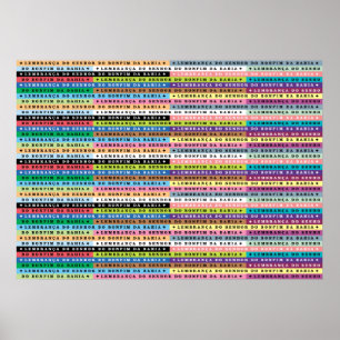 Ribbons (Fitas) van Senor do Bonfim Poster