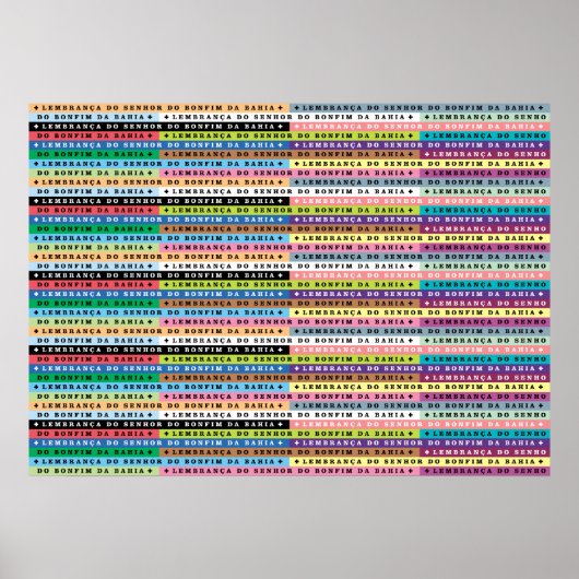 Ribbons (Fitas) van Senor do Bonfim Poster (Voorkant)