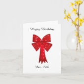 Ribbons for Dec 25 Birthday Kaart (Gele Bloem)