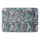 Ribbons of lijnen die door het foutentemperend ove badmat (Voorkant)