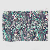 Ribbons of lijnen die door het foutentemperend ove golfhanddoek (Horizontaal)