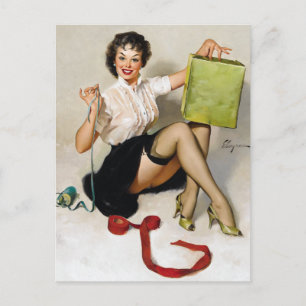 Ribbons omhoog briefkaart