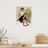 Ribbons omhoog poster (Keuken)