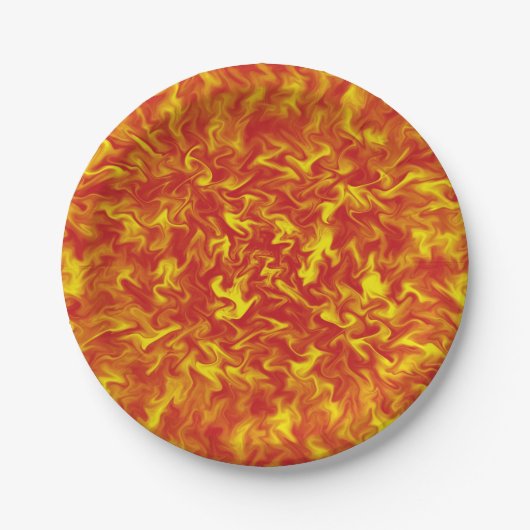 Ribbons van Borden voor brandpapier Papieren Bordje (Voorkant)