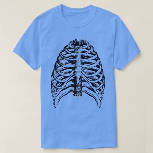 RIBCAGE SKELETON Halloween Horror Scary Ghost pum T-shirt (Design voorkant)