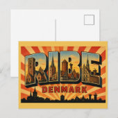 Ribe Denemarken Kathedraal Briefkaart (Voorkant / Achterkant)