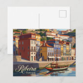 Ribeira District Portugal Briefkaart (Voorkant / Achterkant)