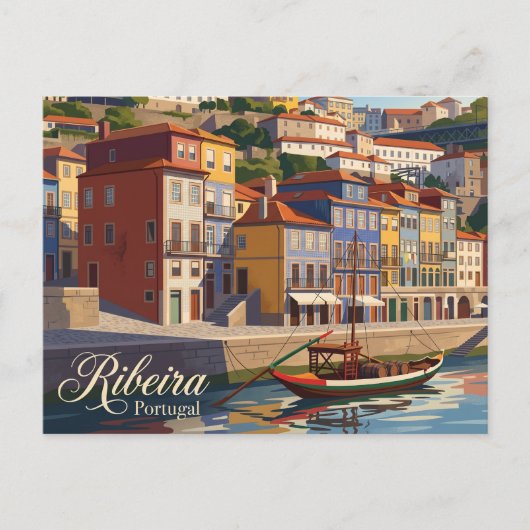 Ribeira District Portugal Briefkaart (Voorkant)