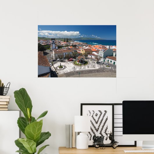 Ribeira Grande, Azoren Poster (Thuiskantoor)