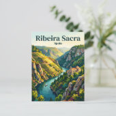 Ribeira Sacra Spanje Briefkaart (Staand voorkant)