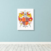 Ribeiro Family Crest Canvas Afdruk (Insitu (Houten vloer))