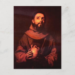 Ribera, Jos? de Hl. Franz von Assisi 1643 Techniqu Briefkaart
