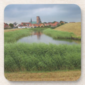 Riberhus en Ribe, Jutland, Denemarken Bier Onderzetter (Voorkant)