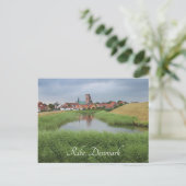 Riberhus en Ribe, Jutland, Denemarken Briefkaart (Staand voorkant)