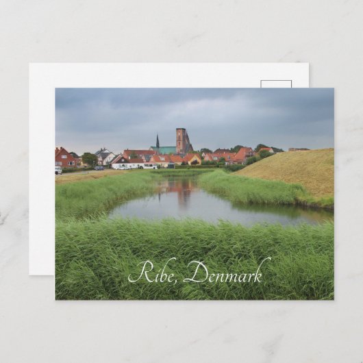 Riberhus en Ribe, Jutland, Denemarken Briefkaart (Voorkant / Achterkant)