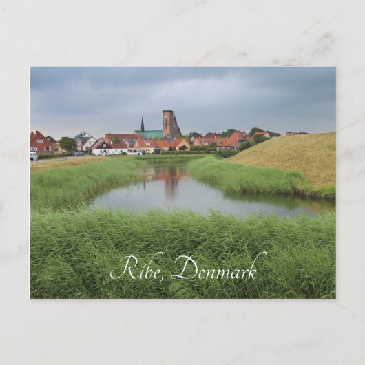 Riberhus en Ribe, Jutland, Denemarken Briefkaart (Voorkant)