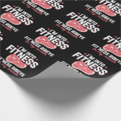 Ribeye Steak Funny Fitness Humor Cadeaupapier (Hoek)