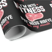 Ribeye Steak Funny Fitness Humor Cadeaupapier (Rol Hoek)