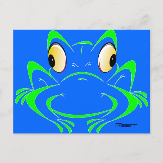 Ribit Briefkaart (Voorkant)