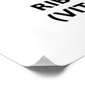 Riboflavin (Vitamin B2) Chemical Molecule Poster (Hoek)