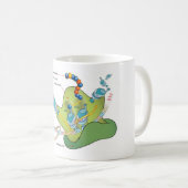 Ribosome mRNA tRNA molecules proteins Diagram  Koffiemok (Voorkant rechts)