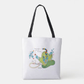 Ribosome mRNA tRNA molecules proteins Diagram  Tote Bag (Achterkant)