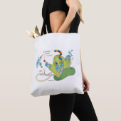 Ribosome mRNA tRNA molecules proteins Diagram  Tote Bag (Dichtbij)