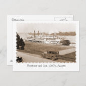 Ribreedat en Auto, Amerika uit de jaren dertig Briefkaart (Voorkant / Achterkant)