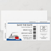 Ribreedat Wedding Save the Date Cards (Voorkant / Achterkant)