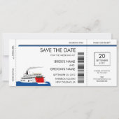 Ribreedat Wedding Save the Date Cards (Voorkant)