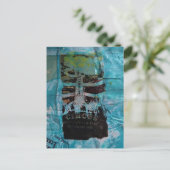 Ribs Circus willekeurige mixed media collage Briefkaart (Staand voorkant)