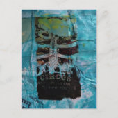 Ribs Circus willekeurige mixed media collage Briefkaart (Voorkant)