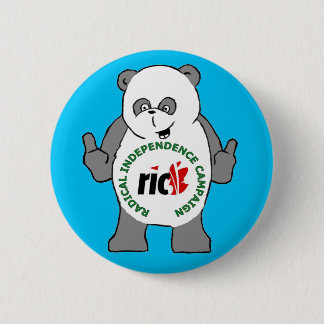 RIC Panda-badge Ronde Button 5,7 Cm