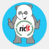 RIC Panda Sticker (Voorkant)