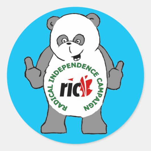 RIC Panda Sticker (Voorkant)