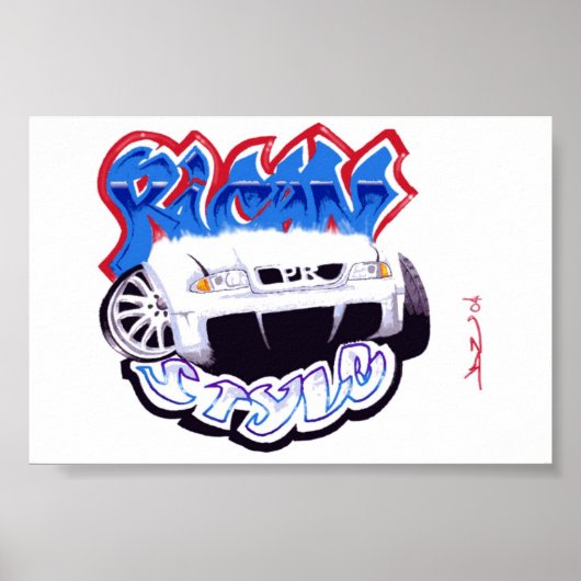 Ricaanse stijl poster (Voorkant)