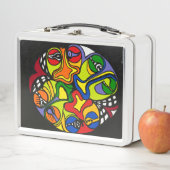 Ricardo Gomez Lunchbox met "Reflecties" (In situ)