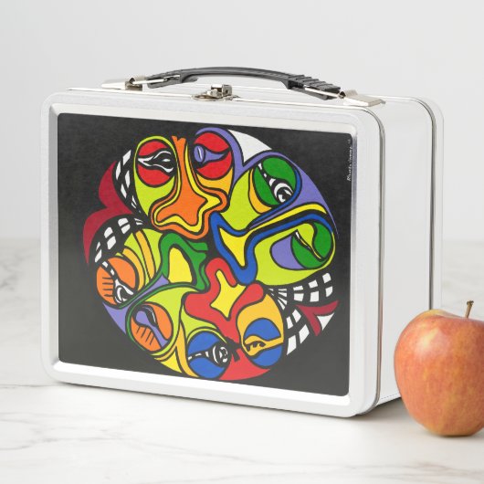 Ricardo Gomez Lunchbox met "Reflecties" (In situ)