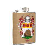 Ricci Heraldic Shield met helm en mantel Heupfles (Rechts)