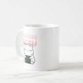 Rice Ball Sushi Cat Koffiemok (Voorkant links)
