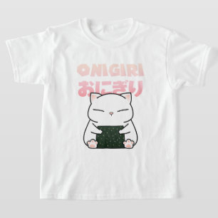 Rice Ball Sushi Cat T-shirt