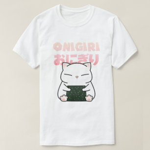 Rice Ball Sushi Cat T-shirt