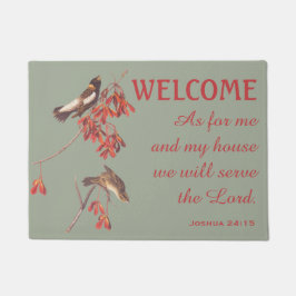 Rice Bunting Birds en Verse Deurmat