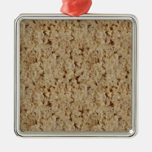 Rice Crispy Treat Metalen Ornament (Voorkant)