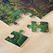 Rice field landscape photo art legpuzzel (Zijkant)